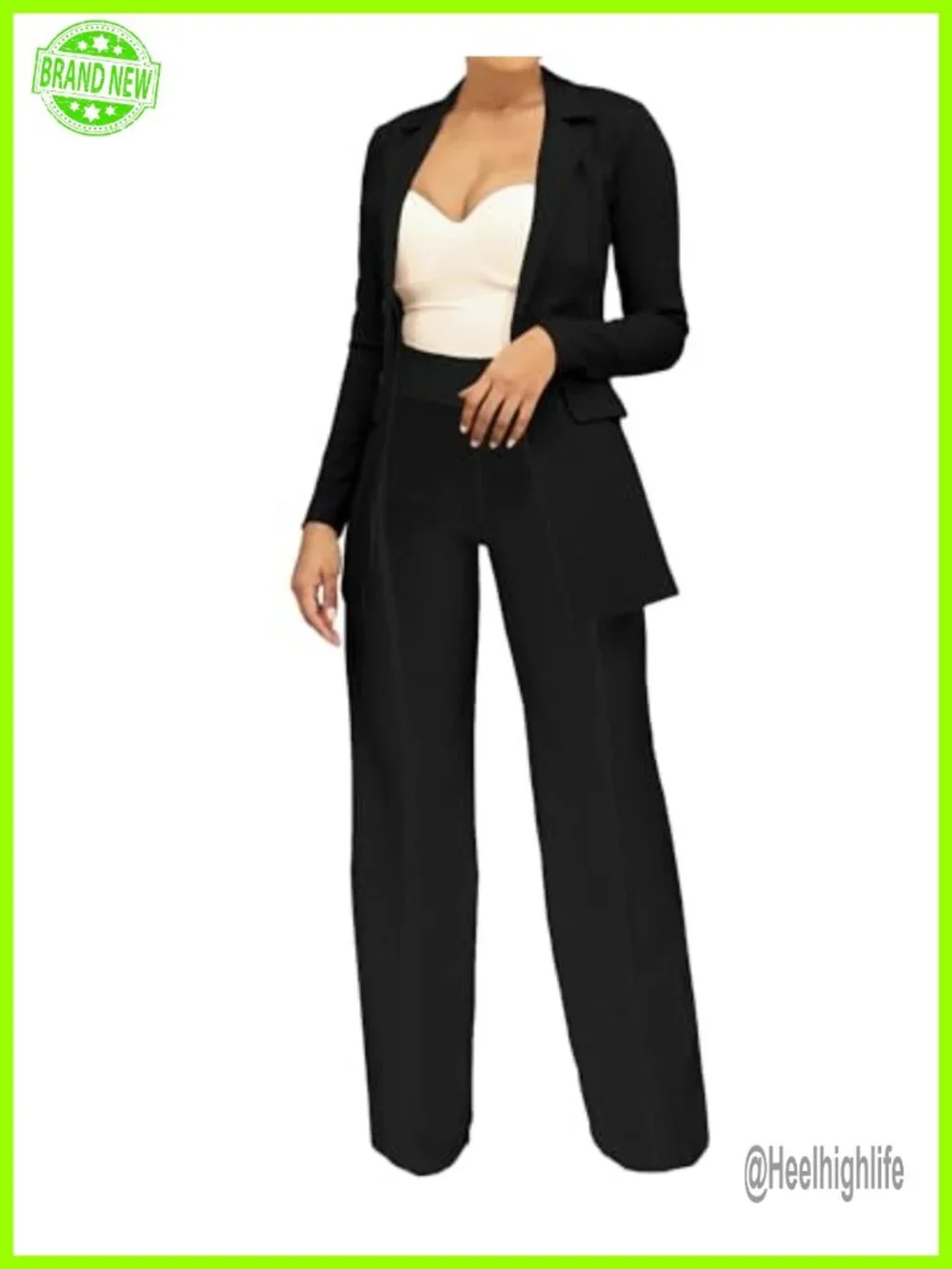 High Waisted Stretchy Bootcut Pull On Dress Pants for Women Work Casual